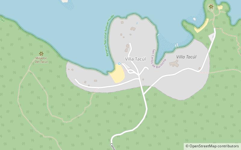 playa villa tacul location map