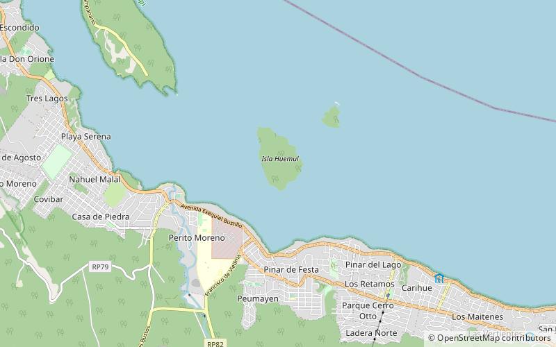 Huemul Island location map
