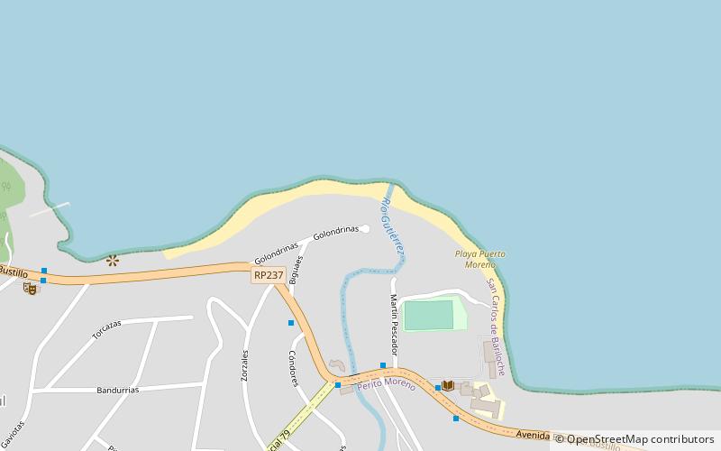 playa puerto moreno san carlos de bariloche location map