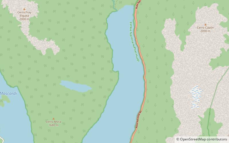 playa leones park narodowy nahuel huapi location map