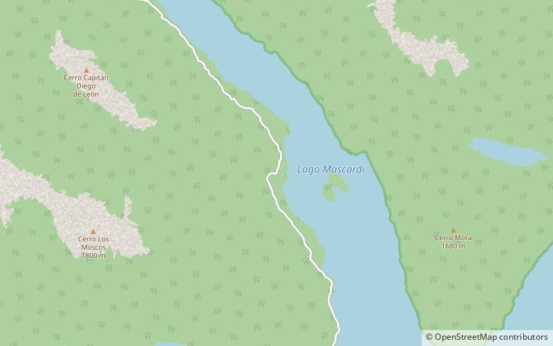 mirador lago mascardi nahuel huapi national park location map