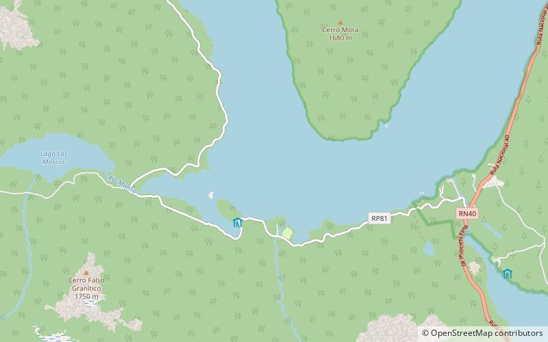 Mascardi Lake location map