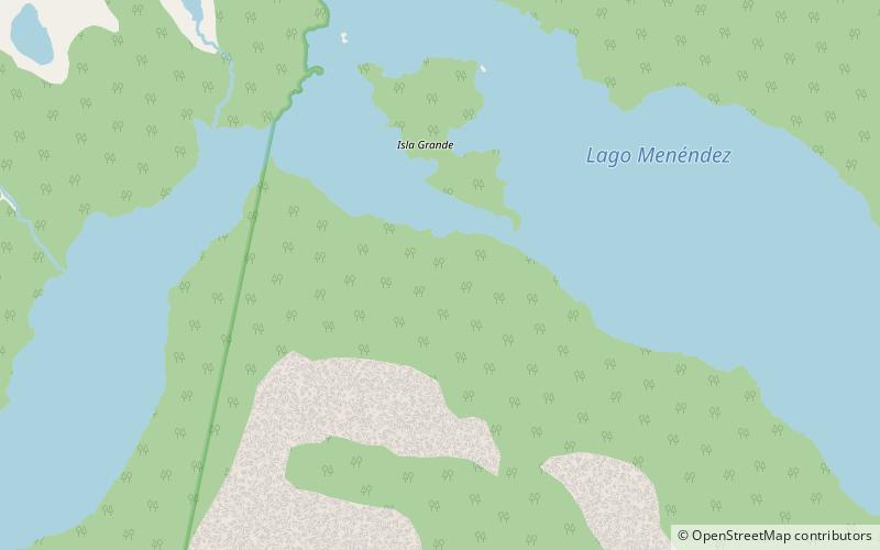 Lac Menéndez location map