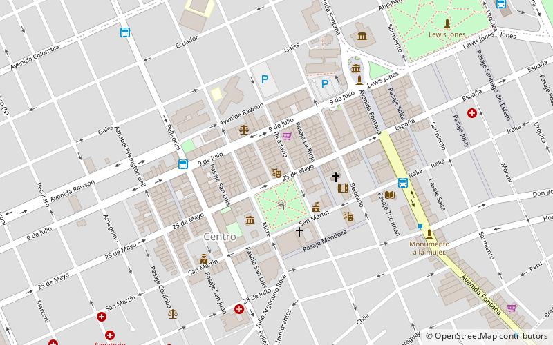 teatro espanol trelew location map