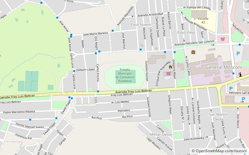 Estadio Municipal de Comodoro Rivadavia location map