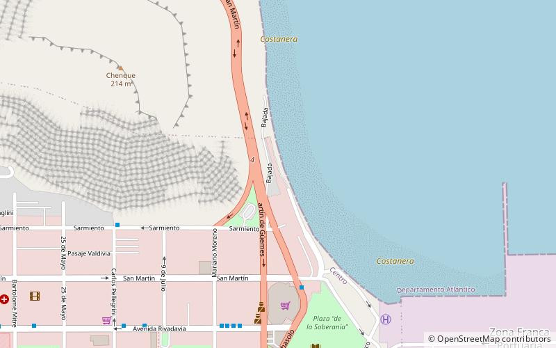 nautico comodoro rivadavia location map