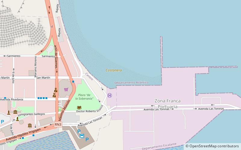 Costanera location map