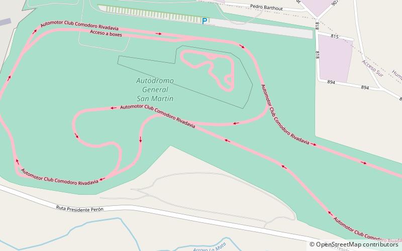 autodromo general san martin location map