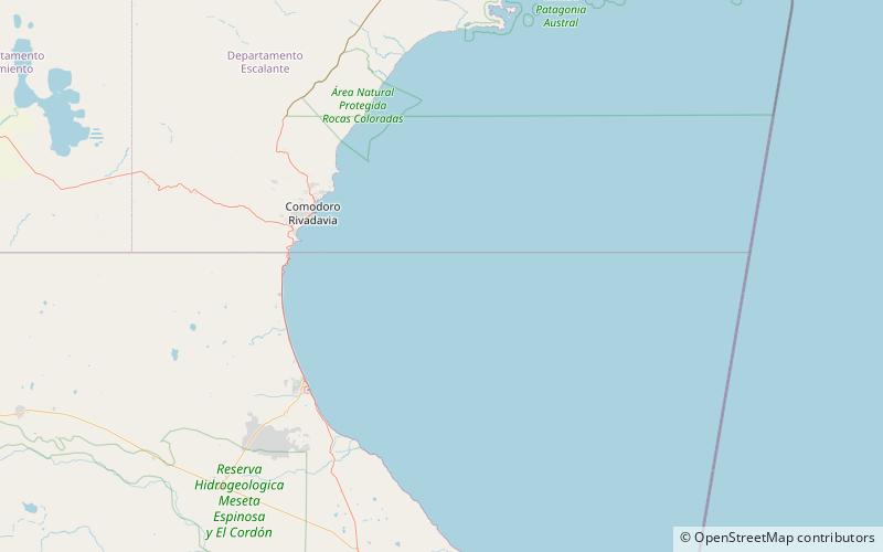 San Jorge Gulf location map