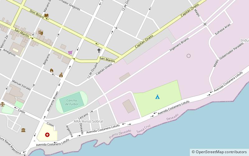 museo de la estacion ferroviaria puerto deseado location map