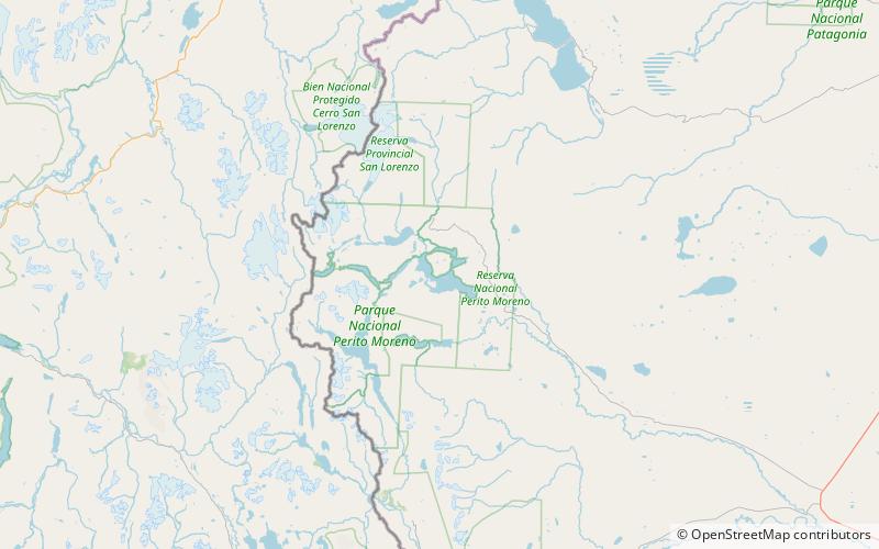Lago Belgrano location map