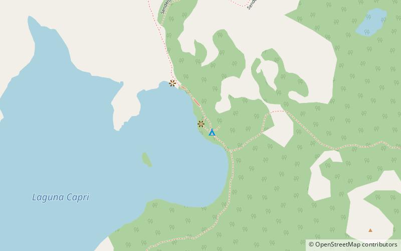 laguna capri el chalten location map