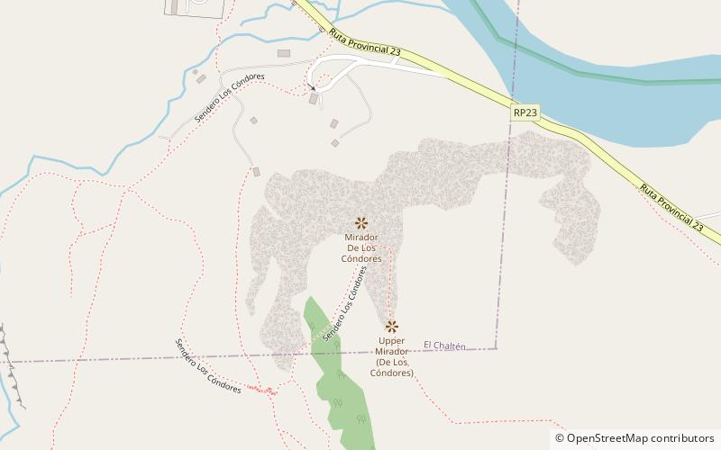 mirador de los condores el chalten location map