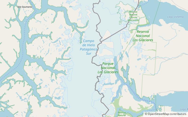 Lądolód Patagoński Południowy location map