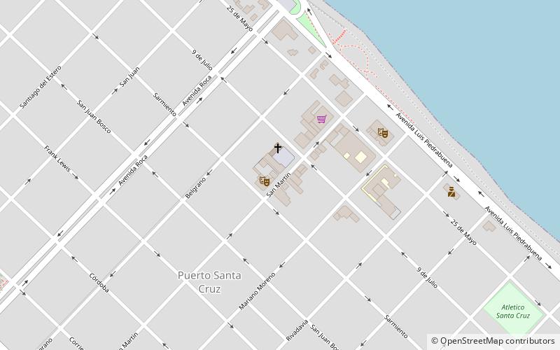 Puerto Santa Cruz location map