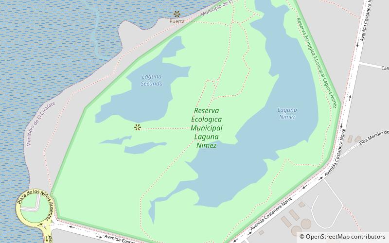 Laguna Nimez location map