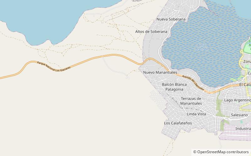Glaciarium location map