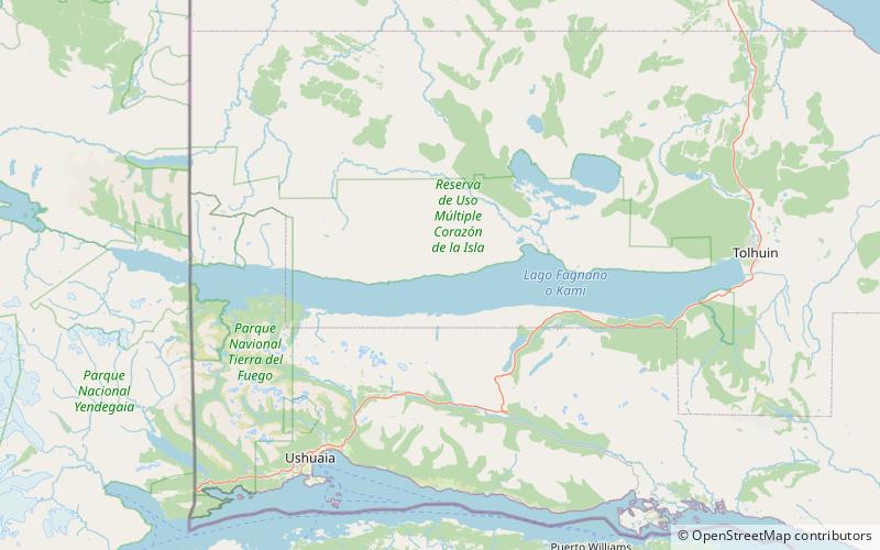 Cami Lake location map