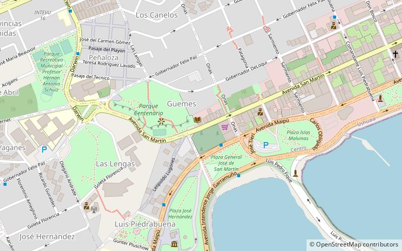 Sarmiento location map
