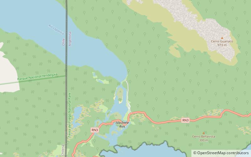 lago roca ushuaia location map