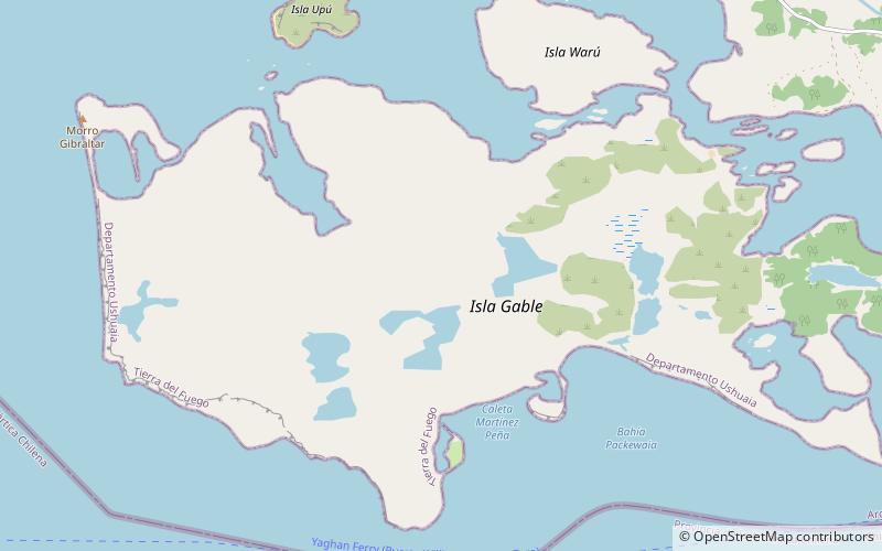 Gable Island location map