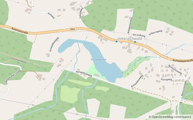 Aichwaldsee location map