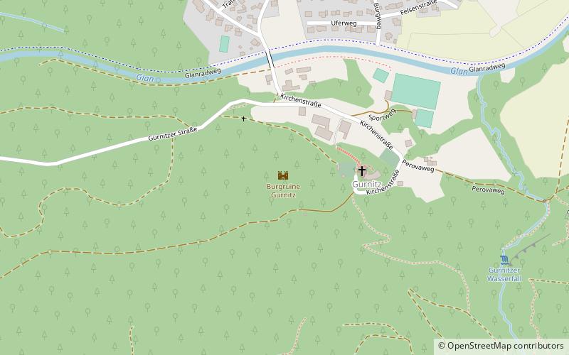 burgruine gurnitz location map