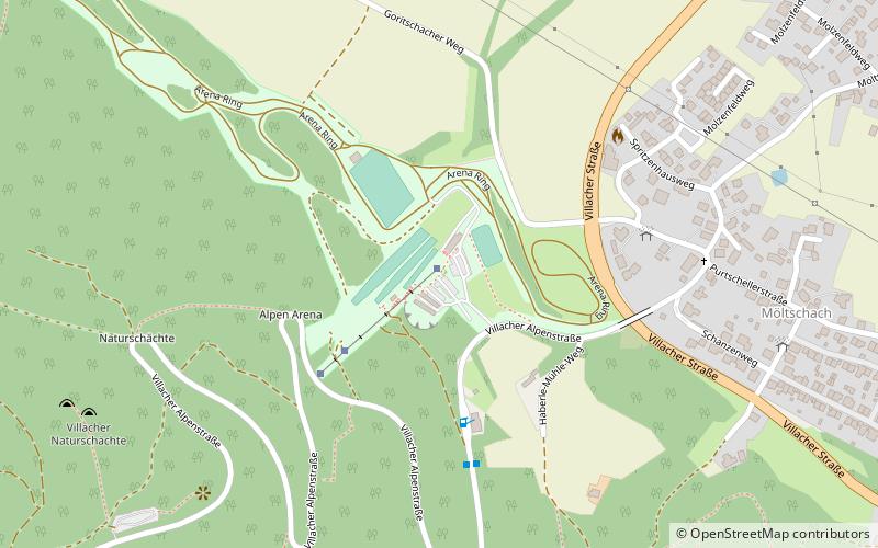Villacher Alpenarena location map