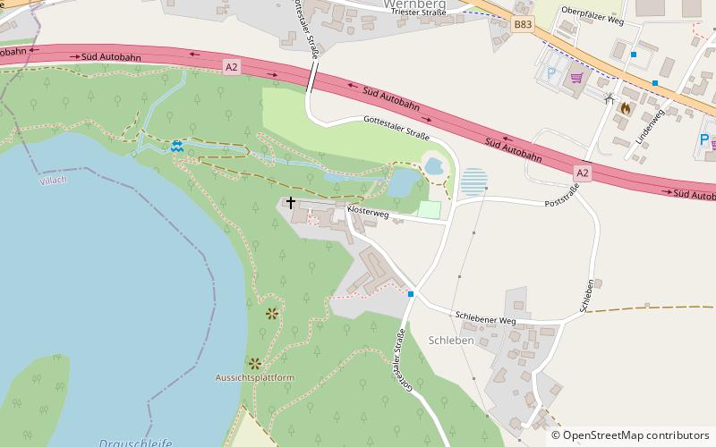 Kloster Wernberg location map