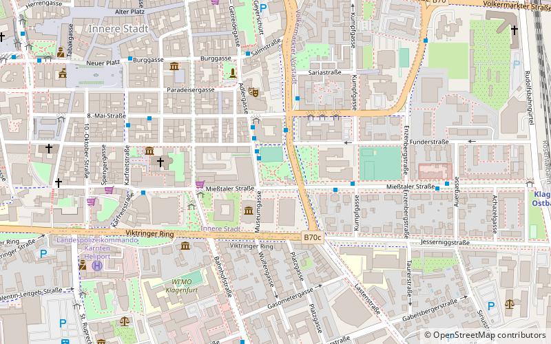 platz der karntner freiwilligen schutzen klagenfurt am worthersee location map