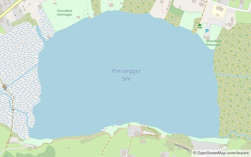Pressegger See location map