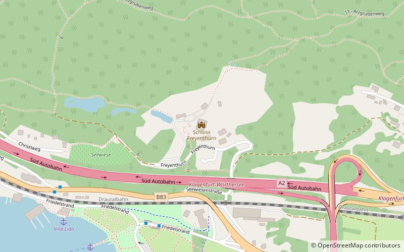 Schloss Freyenthurn location map