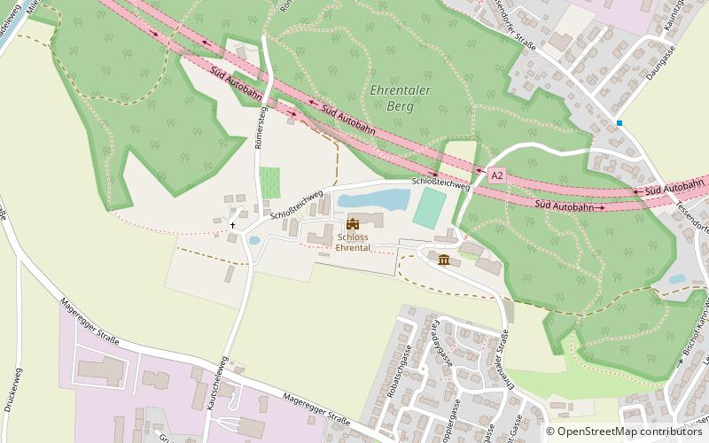 schloss ehrental klagenfurt location map