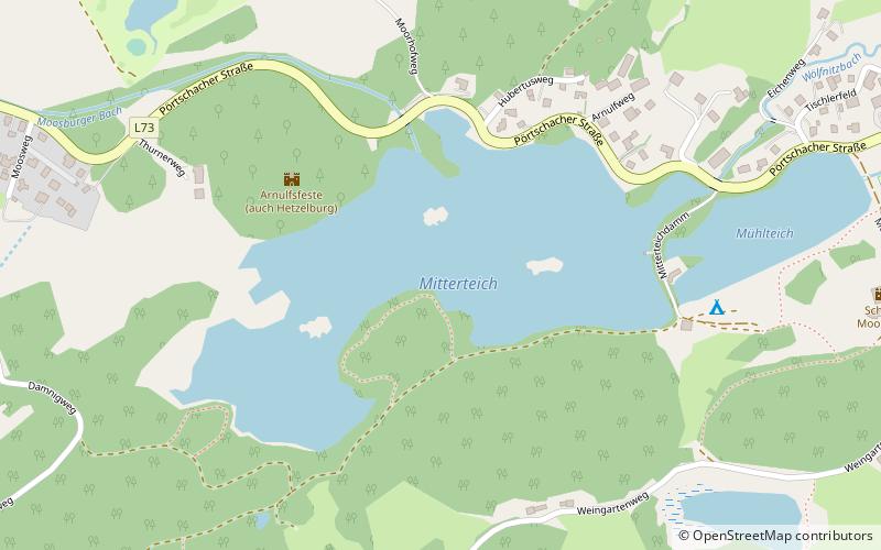 Moosburger Mitterteich location map