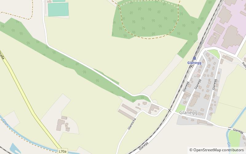 Burgruine Glanegg location map