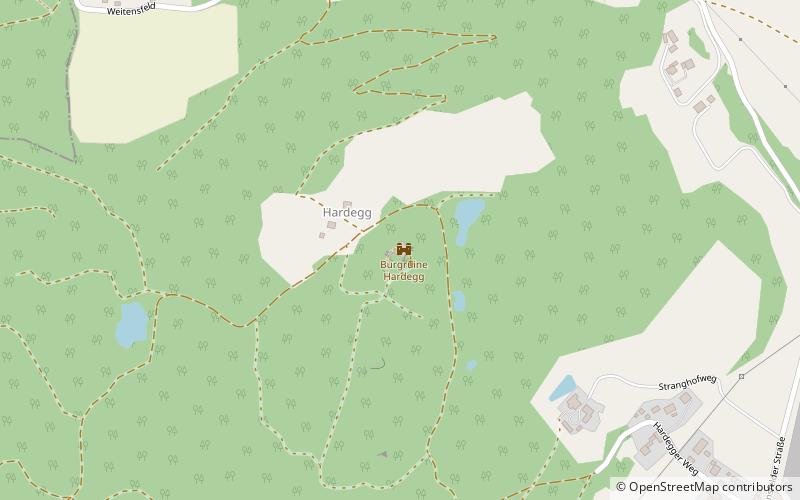 Burgruine Hardegg location map