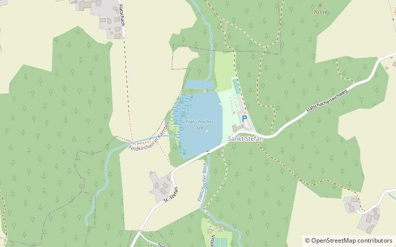 Lake Flatschacher location map
