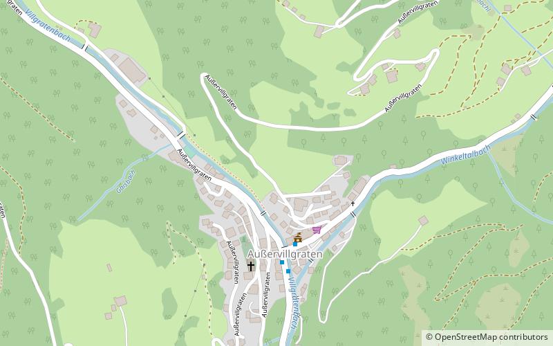 Außervillgraten location map