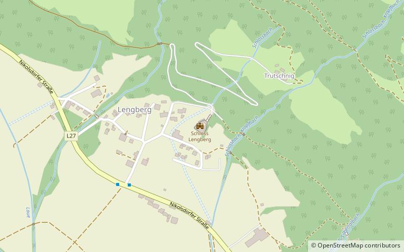 Lengberg Castle location map