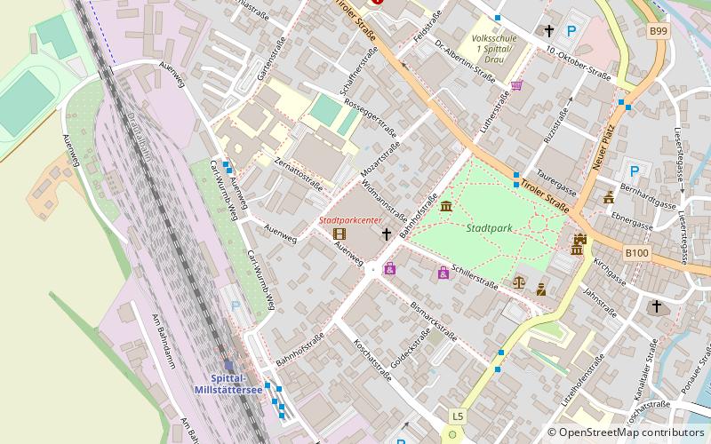 Stadtpark Center Spittal location map