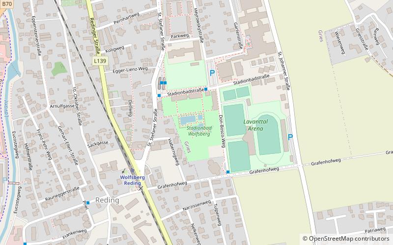 Stadionbad Wolfsberg location map