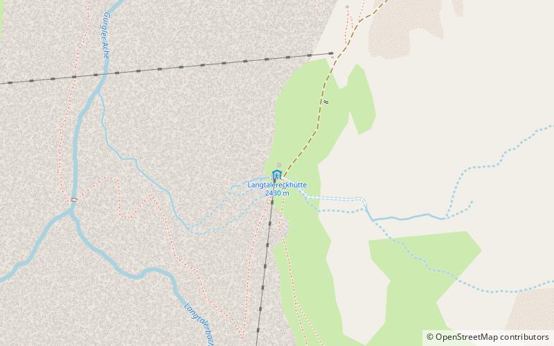 Langtalereckhütte location map