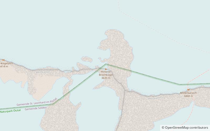 Hinterer Brochkogel location map