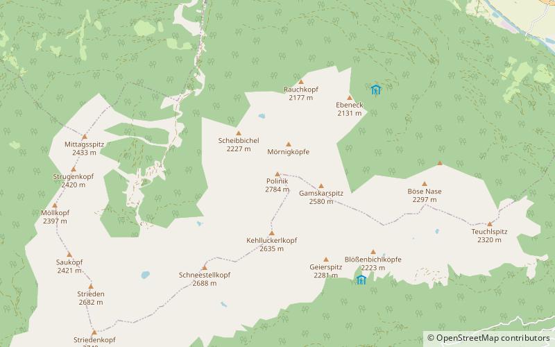 Mölltaler Polinik location map