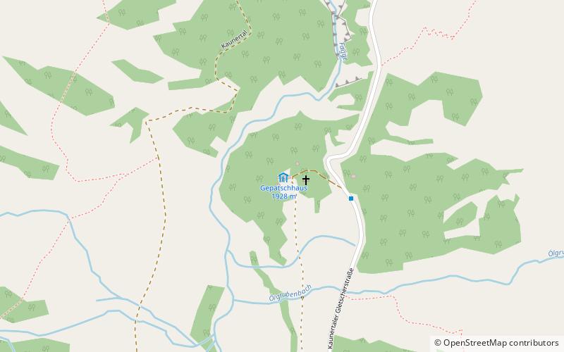Gepatschhaus location map