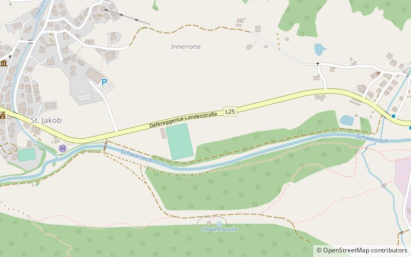 Defereggen Valley location map