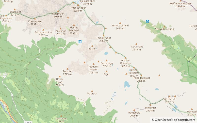 Hoher Prijakt location map