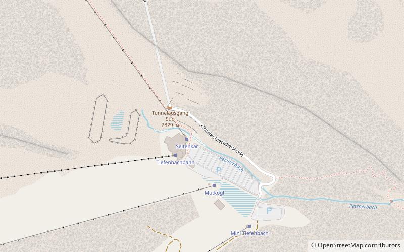 Ötztal Glacier Road location map