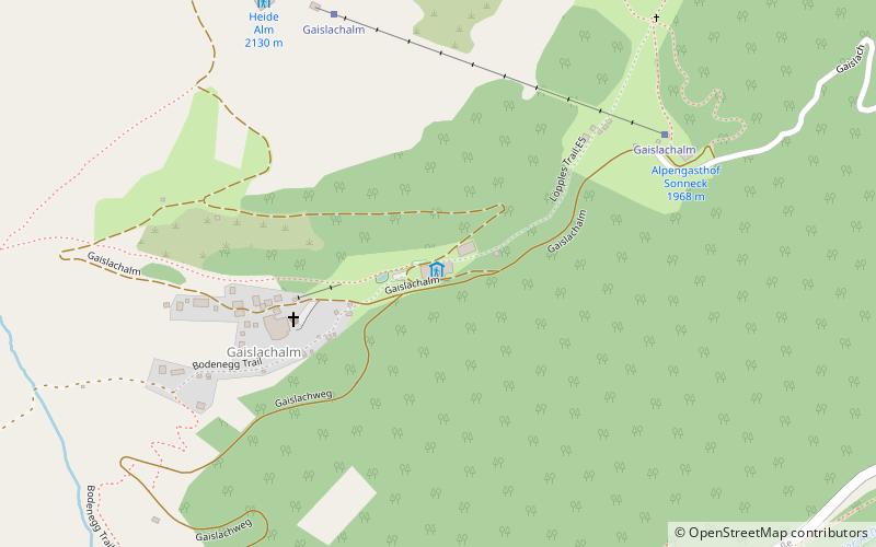 Gaislachalm location map