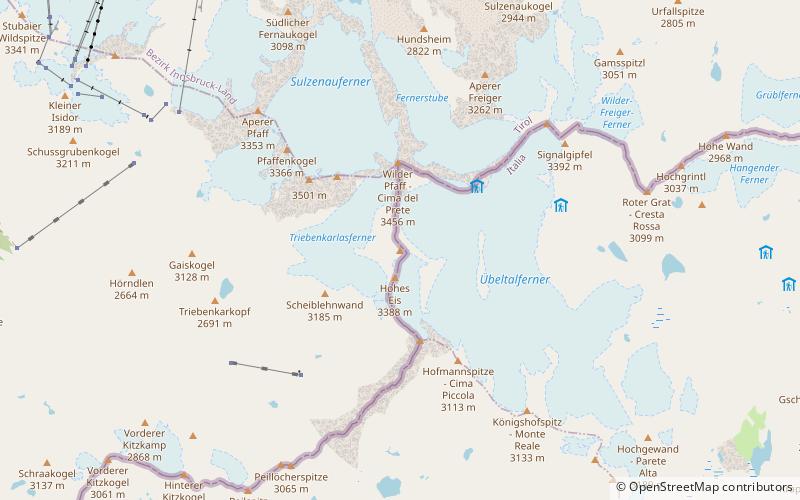 Sonklarspitze location map